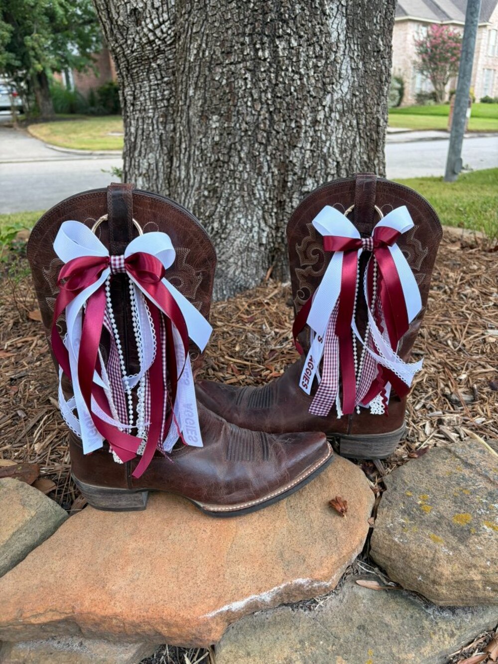 Texas A&M Boot Bows
